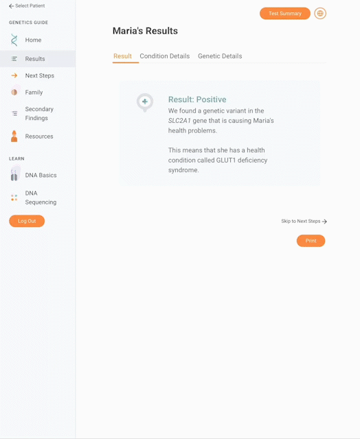 Personalization screen capture