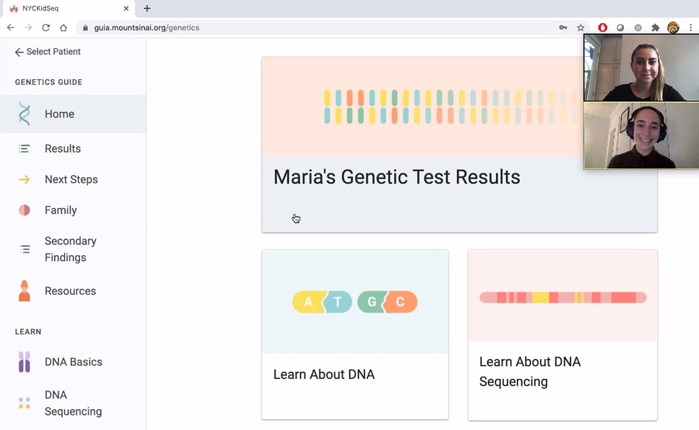 Example of using GUÍA for telehealth